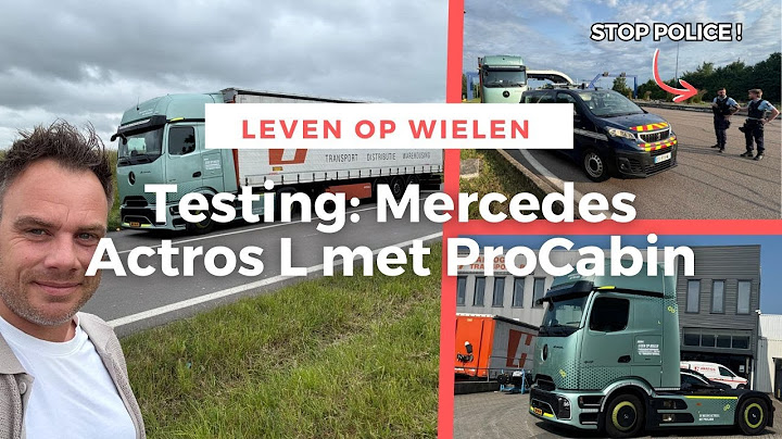 STOP POLITIE! | Staande gehouden Mercedes-Benz Actros L met ProCabin | Vlog #91 | Leven op wielen