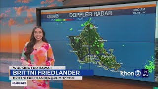 Drier trends for the week