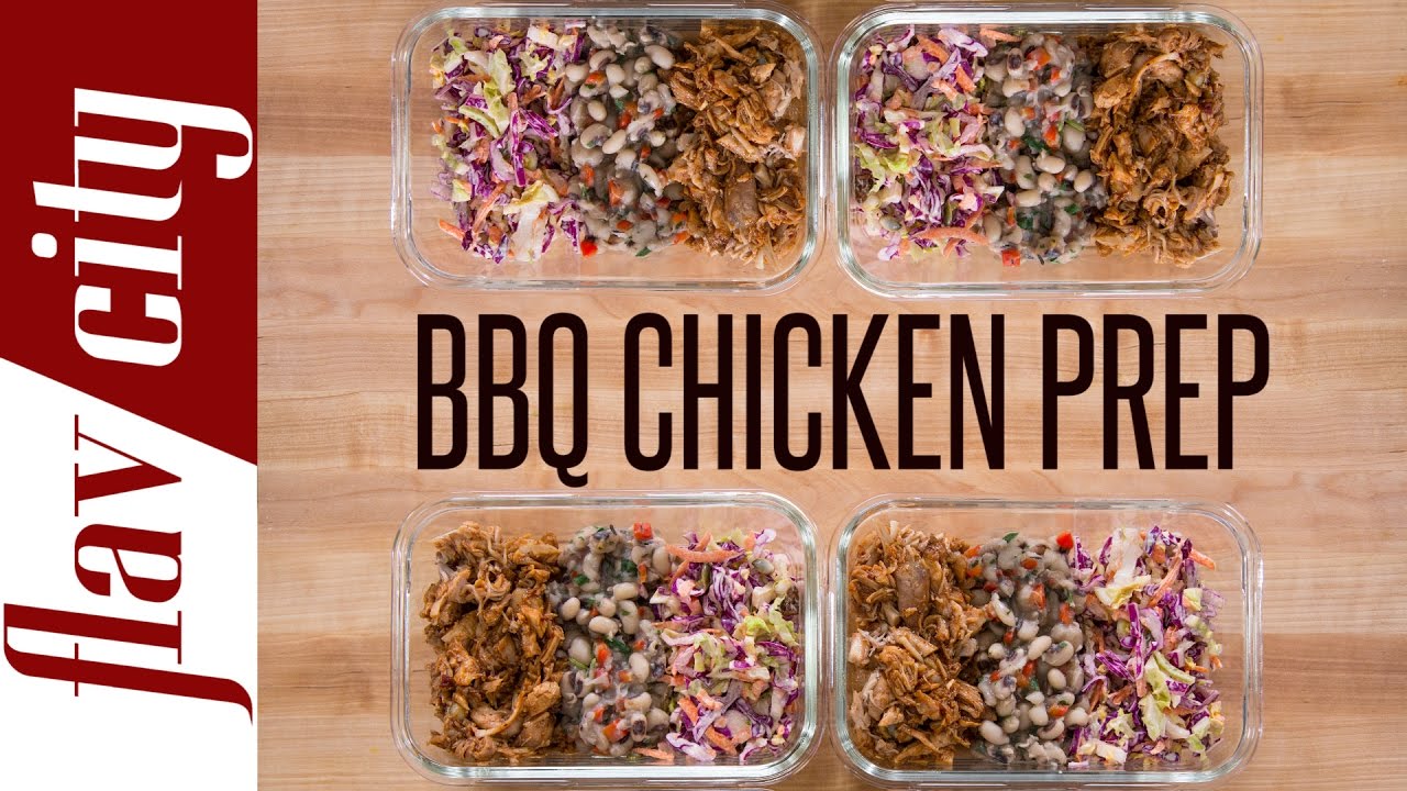 BBQ Chicken Meal Prep – Easy Meal Prep Recipe – BBQ Beans Recipe - YouTube