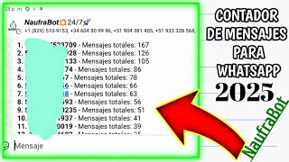 Como tener CONTADOR DE MENSAJES para tus GRUPOS de WhatsApp en 2025 screenshot 3