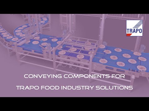 Conveying components for Trapo food industry solutions