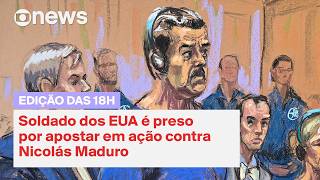 Soldado dos EUA é preso por apostar em ação contra Nicolás Maduro
