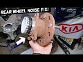 KIA OPTIMA REAR WHEEL NOISE, HUMMING NOISE, GRINDING SOUND WHEEL BEARING