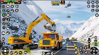City Highway Road Excavator Simulator - Road Builder Construction JCB Game - Android Gameplay