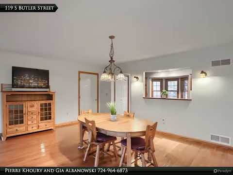 119 S Butler Street, Saxonburg, PA home video tour