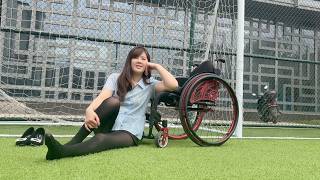 The Para Girl Fiona Black Stockings, High Heels, Beautiful Legs Wheelchair Transfer  #para