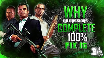 GTA V MISSIONS NOT SHOWING ON THE MAP HOW TO FIX IT | GTA V 100% COMPLETE IN HINDI GTA 5