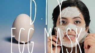 QUICK DIY: Egg Facial Mask, Acne & Black Head Removal