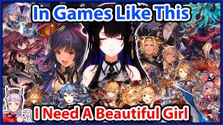 Nerissa Reacts To Granblue Characters For The First Time [Nerissa Ravencroft | Hololive-EN]