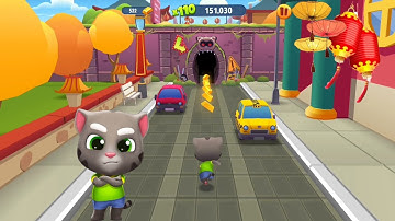 Talking Tom Gold Run in China - Talking Tom (iOS, Android Gameplay #673)
