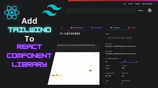 Add Tailwind in React Component Library