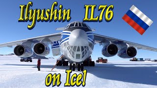 ✈️ Russian Ilyushin IL-76 in Antarctica 🧊