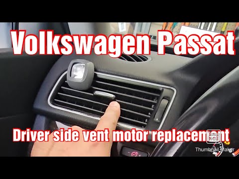 Volkswagen Passat left driver side vent motor not working. Only blowing