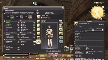 Final Fantasy XIV A Realm Reborn - My First Level 50: Weaver & Crafting Weaver