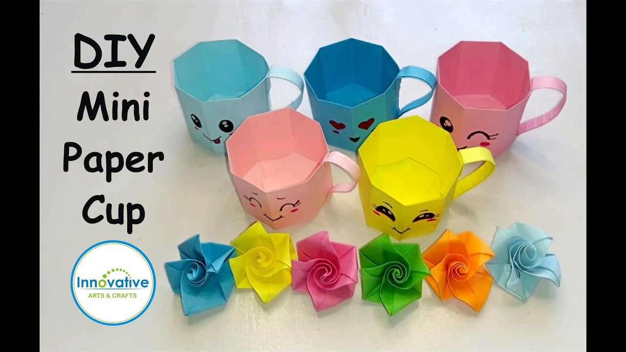 How to make Beautiful Mini Paper Cup Handmade Fun Maker Amazing