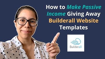 How to Make Passive Income Giving Away Builderall Website Templates