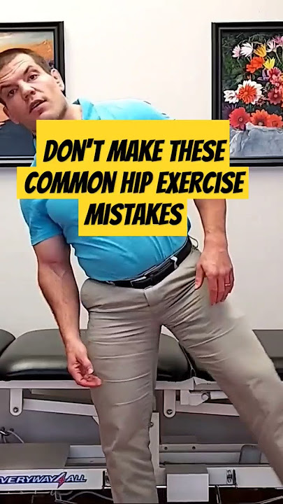 Don't Make These Hip Exercise MISTAKES #hippain #hipexercise #hippainrelief