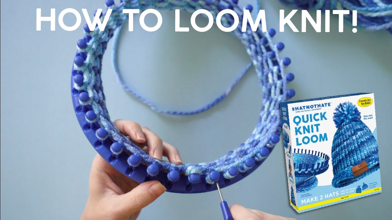 Creativity for Kids Hat Not Hate Quick Knit Loom Kit