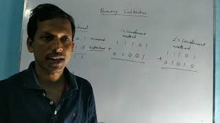 Binary Subtraction        (1's Complement & 2's Complement method)