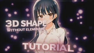 3D shape Character | No plugin required | After Effects Tutorial