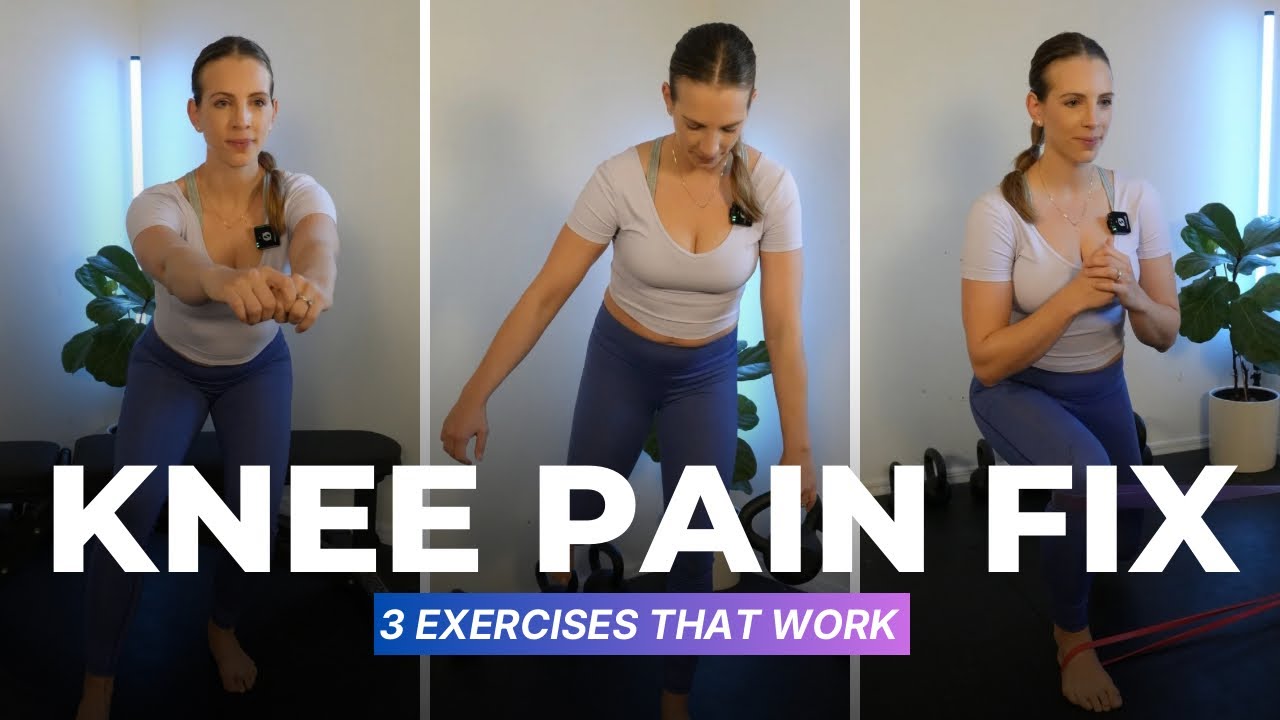3 Foundational Exercises to Fix Knee Pain for GOOD! - YouTube