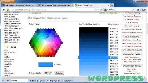 WP 3x Tutorial 17: How to Use Editor to Modify a Theme