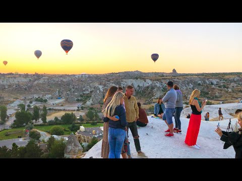 Walking Tour in Aşıklar Tepesi Cappadocia | 4K