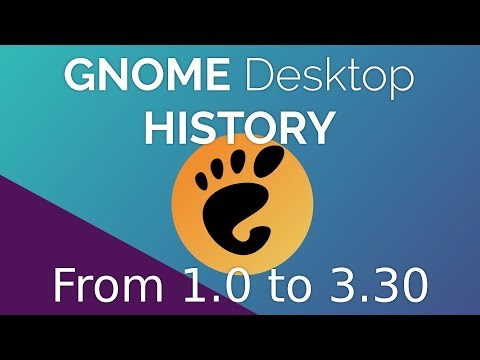 GNOME&rsquo;s History - Video tour through GNOME 1, 2 and 3