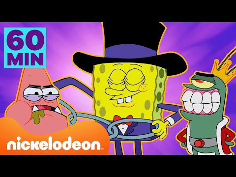 Видео: Губка Боб | 60 МИН. ВСЕХ НОВЫХ лучших моментов Губки Боба | Nickelodeon Cyrillic