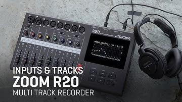 The Zoom R20 Multi Track Recorder - Inputs & Tracks