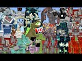 OP BOSSES ALLIANCE Vs NETHERITE &amp; WARDEN &amp; REDSTONE ALLIANCE MOB BATTLE IN MINECRAFT