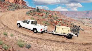 BeamNG.drive: Bomba sull'Autobus, Consegna nel Deserto e Sfida del Carro Attrezzi! screenshot 5