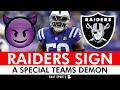 The Raiders Just Signed A SPECIAL TEAMS DEMON In NFL Free Agency 😈