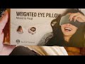 The Calming Eye Pillow I Didn’t Know I Needed | Comfheat Lavender Weighted Eye Pillow, Microwavable