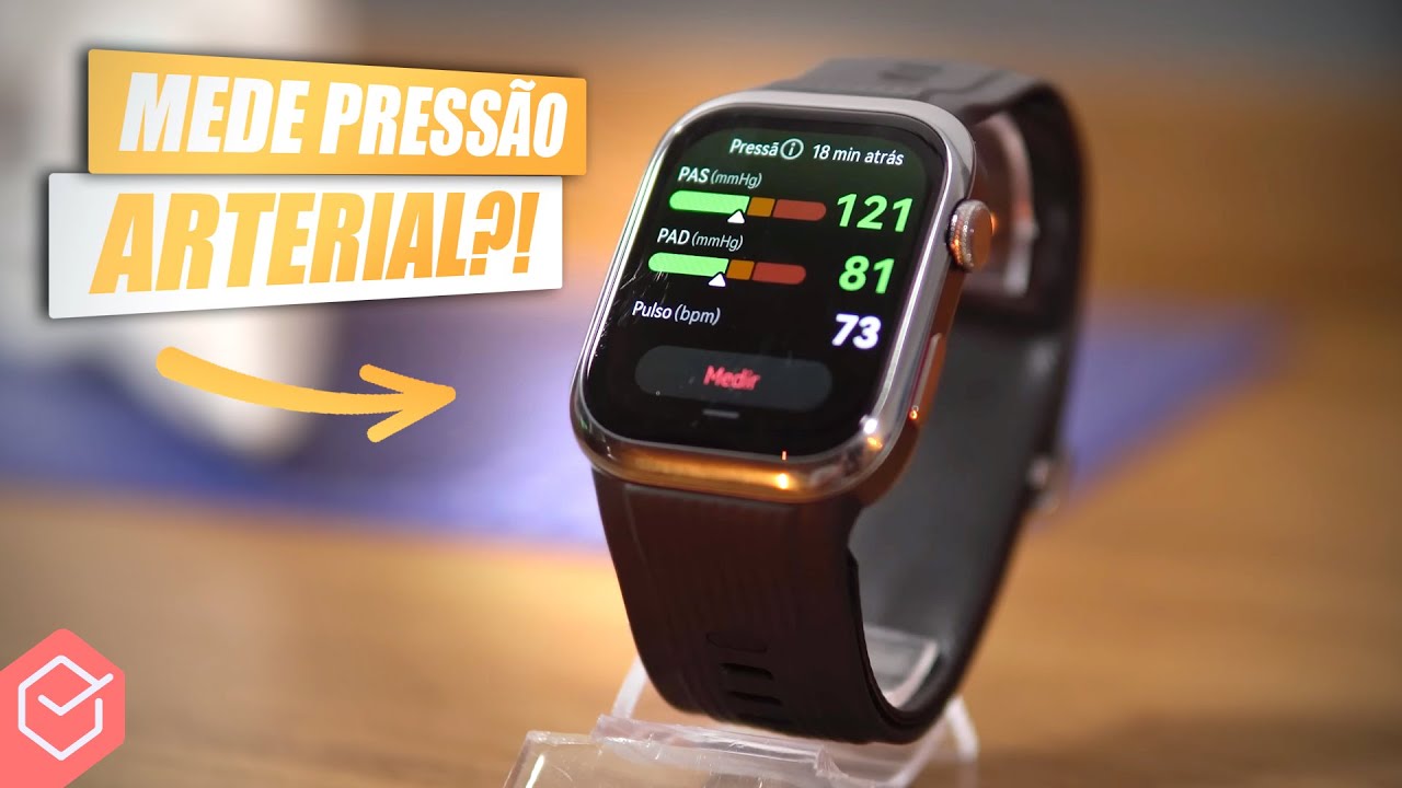 PRIMEIRO RELÓGIO que mede PRESSÃO ARTERIAL COMPLETA no BRASIL ...