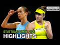 Elina Svitolina vs. Linda Noskova Q-F Highlights | Stuttgart Open 2026