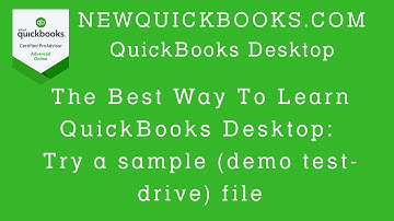 How to open a sample file in QuickBooks Desktop Pro Premier