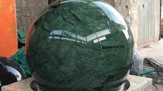 Marble floating sphere fountain, Marble fountain ball, Stone rolling ball, Garden globe fountain