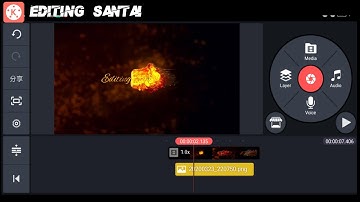 Cara Membuat Intro Tulisan Nama Keren Dengan Effect Ledakan Api Di Kinemaster
