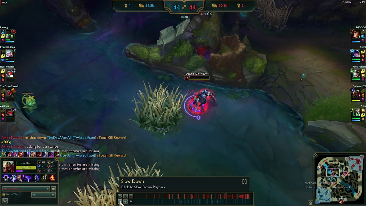 insane zed vs warwick outplay wow top play ggwp