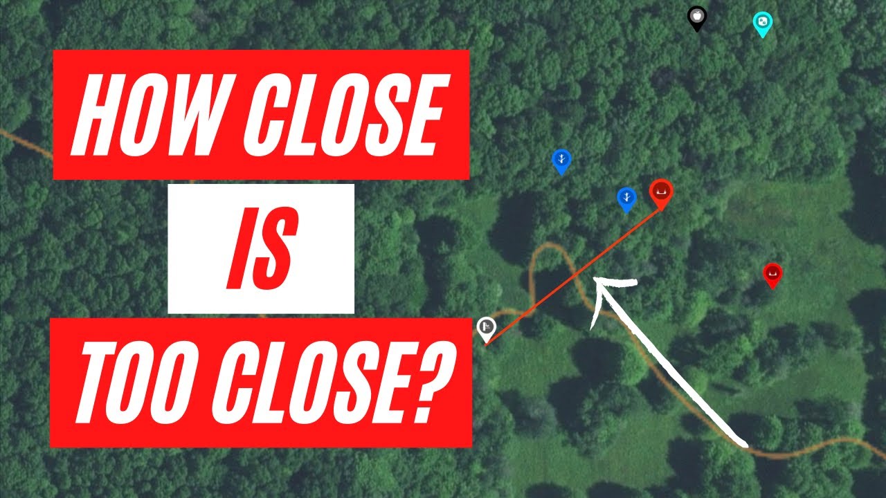 How Close Is Too Close When Hunting Bedding Areas?