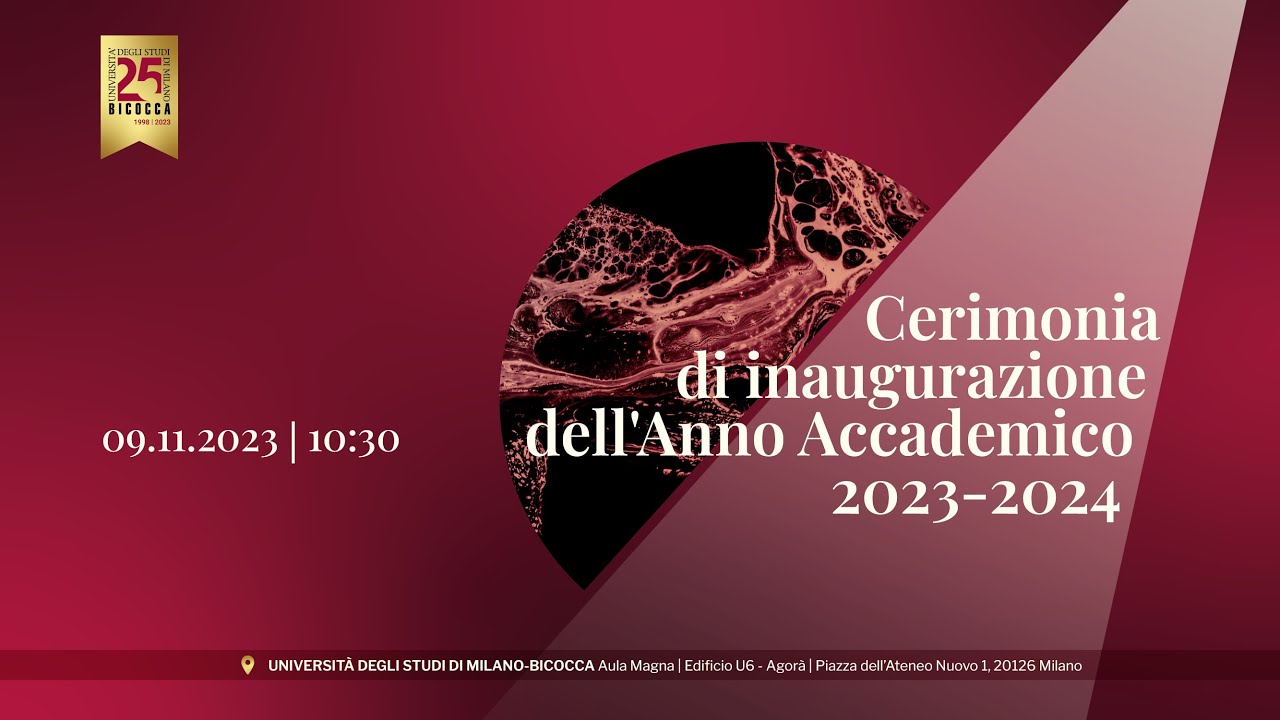 Inaugurazione Anno Accademico 2023/2024 YouTube