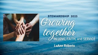 2023 Stewardship Speaker: LuAnn Roberts