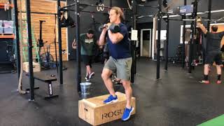 Kettlebell Rack Lateral Step Up