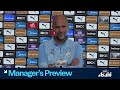 MANAGER'S PREVIEW | Ait-Nouri fit to face Brighton, says Pep | Brighton v Man City | Premier League