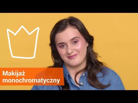 Monochromatyczny makijaż oka