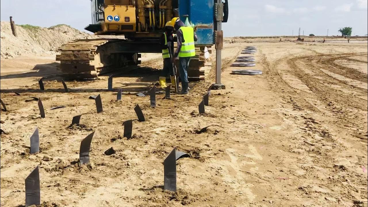 PVD, PHD, Blind drainage & Dewatering well installation / Soil