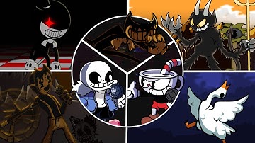 FNF Indiepresent - Omnipresent But Indie Cross Characters Sing It! | Indie Cross/ Sonic.Exe