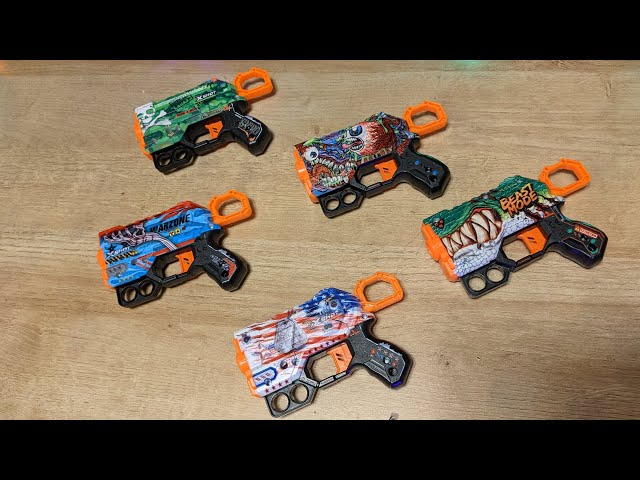 What is the X-SHOT SKINS MENACE'S superpower? A primary blaster