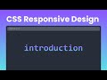 CSS Responsive Design Introduction 🔥
